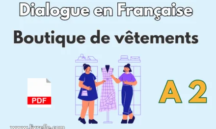 Dialogue à la boutique de vêtements – Niveau A2