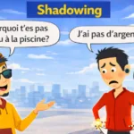 Dialogue en français avec shadowing : vocabulaire et questions (B1–B2)