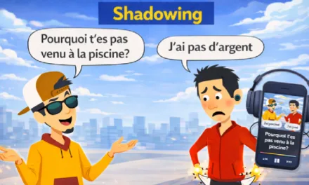 Dialogue en français avec shadowing : vocabulaire et questions (B1–B2)