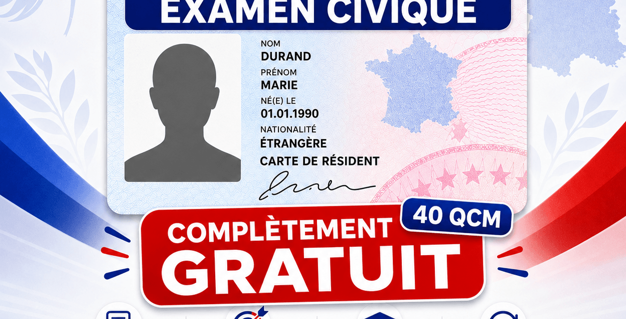 Examen Civique 2026 Gratuit